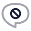 Comment Block icon with twotone rounded style